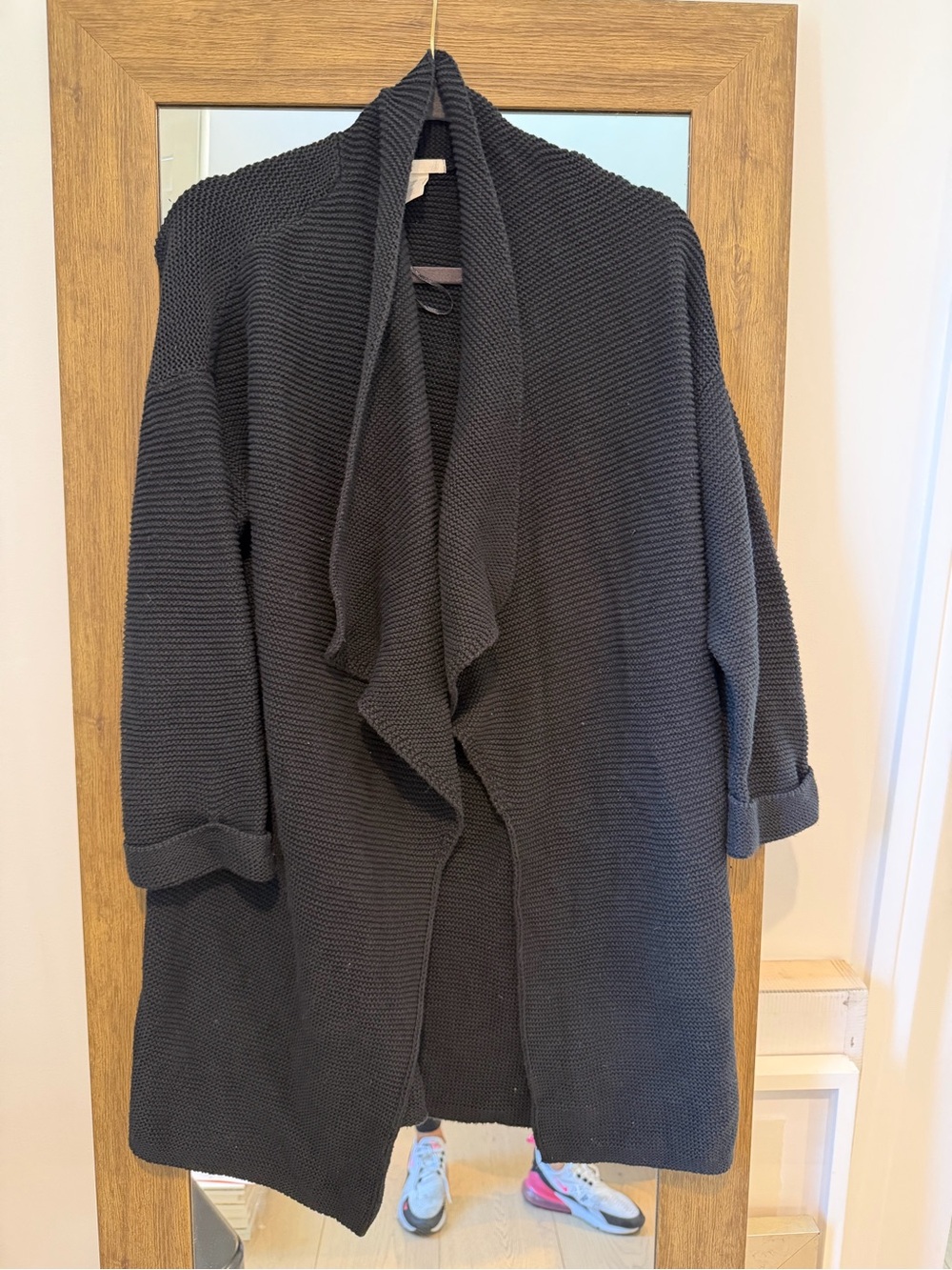 H&M cotton sweater coat